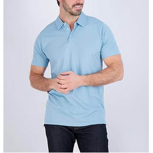 Polo en piqué de coton à manches courtes pour homme, coupe classique - Product Image 4
