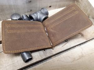 Cartera ultradelgada de cuero minimalista con bolsillo frontal para hombre con bolsillo para tarjeta de crédito para hombre, billetera ultradelgada con bolsillo para tarjeta de crédito para hombre - Product Image 6