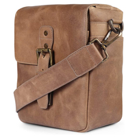 Tas Selempang Kulit Asli Unisex Terlaris dengan Rantai Rumbai dan Kancing - Harga Terjangkau & Kualitas Tinggi