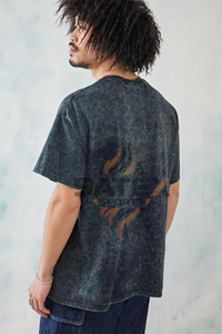 เสื้อยืดคอกลมผู้ชายผ้าคอตตอน 100% หนานุ่ม ทรงปกติ สไตล์ลำลอง พิมพ์ลายโลโก้ แขนสั้น ระบายอากาศดี เป็นมิตรกับสิ่งแวดล้อม แห้งเร็ว - Product Image 3