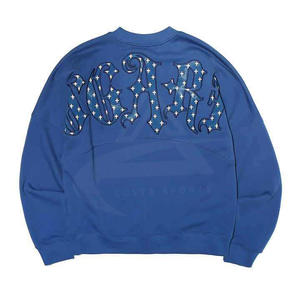 Sudadera de cuello redondo de manga larga Unisex de alta calidad con bordado Invierno Primavera Técnica lavada Impresión digital - Product Image 5