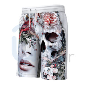 Short décontracté pour homme Nouvelle arrivée Streetwear respirant Design imprimé personnalisé Taille moyenne Coupe basse Cordon de serrage Quantité minimale de commande - Product Image 3