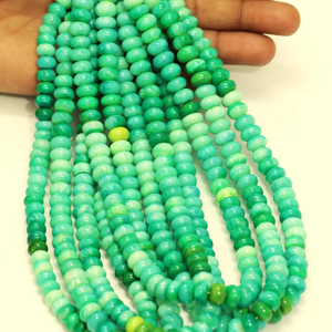 Cuentas Redondas de Ópalo Verde Oscuro: Piedras Preciosas de Calidad AAA para Joyería y Artesanía - Product Image 3