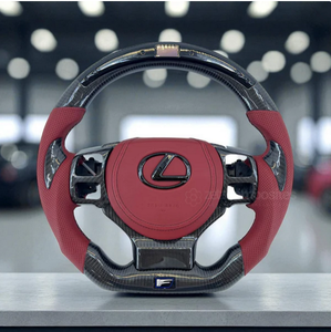 Volant chauffant personnalisé en fibre de carbone avec écran LED pour Lexus IS250 IS350 2013-2022 – Amélioration de l'intérieur - Product Image 1