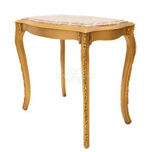 ชุดโต๊ะบริการแบบซ้อนกันลายหินอ่อนสุดหรูหรา พร้อมกรอบทองแกะสลักด้วยมือ เพื่อการตกแต่งภายในบ้านอย่างสง่างาม - Product Image 4