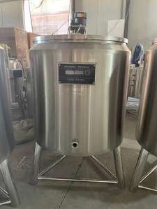 Per uso alimentare in acciaio inox 201 + 304 succo di frutta latte pastorizzatore 300L pastorizzazione macchina 220V/380V lunga vita di servizio HJ-SJ300 - Product Image 2