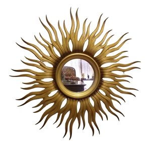 Miroir mural à prix de fabrication direct avec miroir mural à cadre en métal de forme ronde conçu par le soleil à vendre par Exproters - Product Image 1