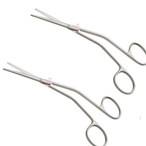 Ciseaux chirurgicaux manuels dorsaux angulaires en acier inoxydable de haute qualité de 14 cm, outil de chirurgie plastique, haute précision, réutilisables - Product Image 3