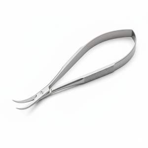 Tijeras Quirúrgicas Reutilizables de Acero Inoxidable con Mango de Resorte, Curvas, de Microcuchilla Afilada y Alta Calidad - Product Image 6