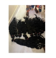 Extensions de cheveux humains brésiliens vierges Hamson Super Double Drawn Remy, trame double cousue à la machine, 100g, non traités, cuticules alignées