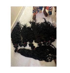 Hamson grado 12A brasileño Super doble dibujado Remy extensiones de cabello sin procesar cutícula alineada hueso onda Natural cabello humano - Product Image 3