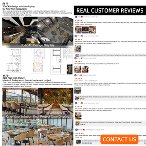 Mobilier de <span class=keywords><strong>restaurant</strong></span> parisien : Banquette capitonnée en cuir avec boutons, canapé, tables rondes en marbre et ensembles de chaises pour café - Product Image 6