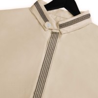 Abaya pour hommes musulmans grande taille, longueur cheville, en tissu tricoté polyester/coton de haute qualité, vêtement islamique tendance pour l'automne