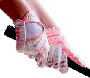 Gants de golf confortables et respirants en cuir d'agneau véritable avec poignée antidérapante pour les sports de plein air, entraînement complet des doigts - Product Image 3