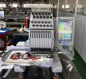 Máquina de Bordar Industrial Computarizada de Alta Velocidad de 12 Agujas y un Cabezal - Product Image 1