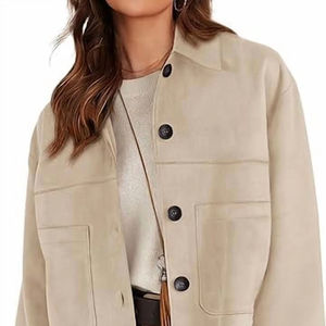 Veste d'extérieur respirante pour femme, tendance, de bonne qualité, avec logo personnalisé, veste décontractée lourde - Product Image 5