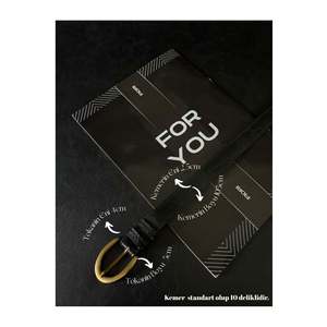 Ceinture à boucle ovale pour femmes, pour pantalons, vestes, chemises et robes - Noir - Product Image 1