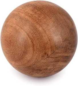 Bol décoratif en bois sculpté à la main, remplissage de bol, bois naturel, décoration d'intérieur, accent pour table basse, salon, bureau - Product Image 3