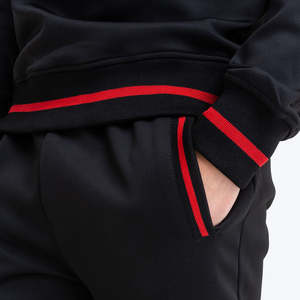 Crew Neck Hot Selling Customized Logo Men Tracksuit Set Winter Outdoor Wear Men <b>Sweat</b> <b>Suit</b> - Product Image 5