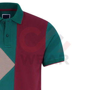 Polo transpirable de manga corta para hombre, talla adulta, venta al por mayor, Polo de color personalizado para hombre, superventas, diseño de servicio OEM - Product Image 3