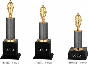 Metal 3 Winners <b>Trophy</b> Set with Custom Branding for Sports and Corporate Events - Product Image 6