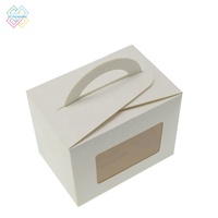 Boîtes à Cupcakes Muffin Cup Cake Box Boîte d'emballage de boulangerie Carton Pâtisserie Sweet Wholesale 6 12 Pack Blanc Papier couché personnalisé