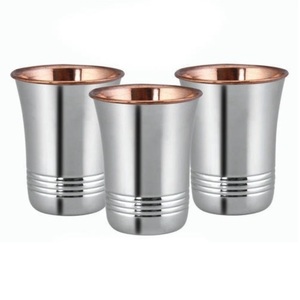Verre d'eau potable en métal de gobelet d'acier inoxydable de qualité superbe de capacité élevée pour des accessoires de décoration de table - Product Image 2