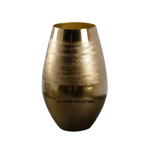 Export Quality Customized Size Metal Shiny Polished Amazing Shape Modern Flower <b>Vases</b> for Living Room Decor - Product Image 2