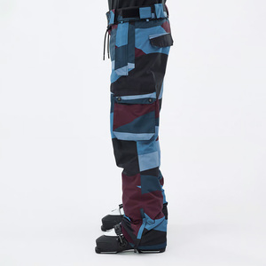 Proveedor OEM de pantalones de esquí personalizados para hombre, diseño impermeable a prueba de viento, Impresión de logotipo, tela transpirable y Soporte de etiquetas - Product Image 3