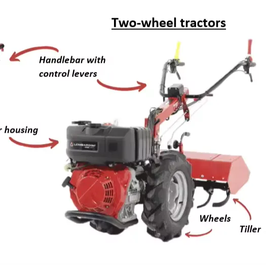 Two Wheel Definition Farm Hand mini Walking Tractor 12HP Farm Tractor
