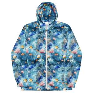 Chaqueta Cortavientos de Invierno con Capucha, Personalizada, de Primera Calidad, con Impresión por Transferencia, Logotipo Frontal, Transpirable, Corte Ajustado, de Lana - Product Image 4