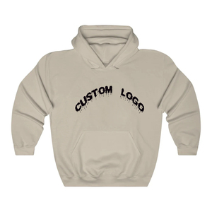 Sudadera de gran tamaño para mujer de forro polar de algodón orgánico 100% con capucha larga y logotipo personalizado - Product Image 4