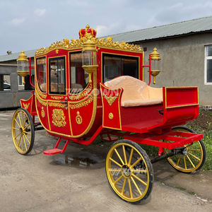 Carruaje de Caballos Eléctrico de Color Personalizado OEM, 4 Ruedas, para Bodas, Eventos Turísticos - Product Image 6