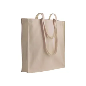 Borse Promozionali Personalizzate in Cotone con Manici Lunghi da 180 G/m2 - Product Image 1