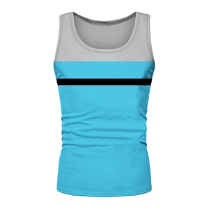 Camisetas sin mangas de algodón 100% de gimnasio para hombre, camisetas atléticas con logotipo personalizado para entrenamiento, entrenamiento muscular, tela tejida - Product Image 3