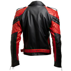 Chaqueta de Cuero para Motocicleta Estilo Racing Unisex, Resistente al Viento, Cuero Genuino, Proveedor Mayorista B2B 2026 - Product Image 2