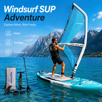 Voile de kitesurf, planche de windsurf et aile de SUP OEM pour la pratique en haute mer, fabriquées en PVC Drop Stitch