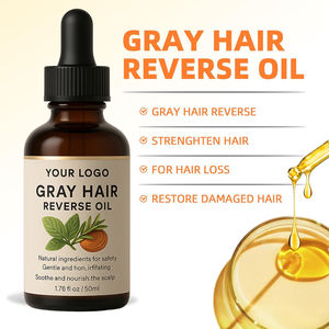 Serum Perawatan Rambut Uban Ekstrak Herbal OEM ODM - <span class=keywords><strong>Anti</strong></span> Rontok Menutrisi Kulit Kepala Memperbaiki Uban Minyak Rambut Alami - Product Image 5