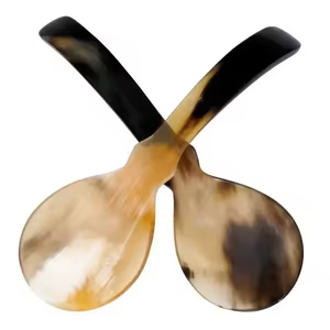 IMPEX Best Seller Cuchara de cuerno para Home Hotel & Restaurant para postre Helado y sopa de bebé por Crescent Crafts - Product Image 3