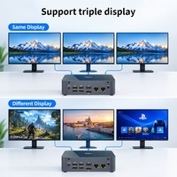 Sağlam Dayanıklı Mikro Bilgisayar, AMD R7 R9 İşlemci, Çift LAN, DDR4, Akıllı Soğutma Fanı ile Ofis, Ev ve HTPC için, Win11 Ubuntu Linux uyumlu