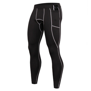 Nouveauté Leggings de sport pour hommes Personnalisés Adultes Tricotés Polyester/Coton Respirant Antibactérien Sans couture Taille élastique - Product Image 2