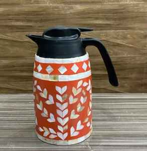 Dallah กากาแฟอาหรับทำด้วยมือประกายมุกเรืองแสงฝังสำเนียงแม่ของไข่มุก - Product Image 4