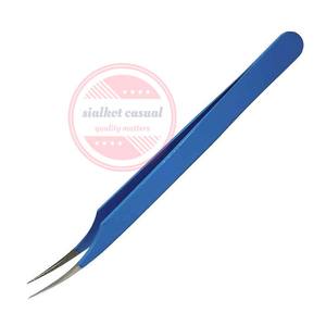 Pince à cils à pointe en fibre Pince à cils en acier inoxydable personnalisée - Product Image 2