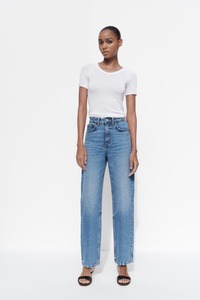 กางเกงยีนส์สำหรับคุณแม่ทรงหลวมใส่ได้ง่ายพร้อมขอบแฟชั่นที่ปรับแต่งได้ตามต้องการจากอินเดีย - Product Image 6