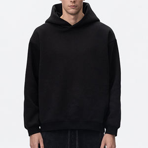 New Unisex Luxury Casual Men's <b>Hoodies</b> Sweatshirts Custom Printing Unisex Blank Oversized Streetwear Boxy Hoodie for Men - Product Image 3