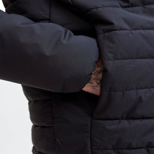 Veste matelassée hybride pour homme avec logo personnalisé, veste zippée rembourrée personnalisable, veste chaude en duvet, streetwear, veste bomber pliable pour la randonnée - Product Image 6