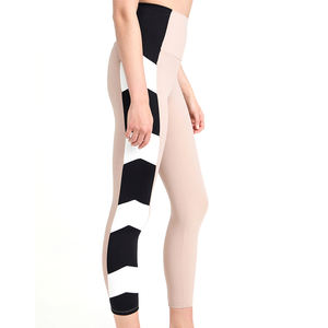 Mallas de yoga transpirables antibacterianas de algodón/Bambú de cintura media personalizadas al por mayor para mujer ropa deportiva entrenamiento de fuerza gimnasio - Product Image 3