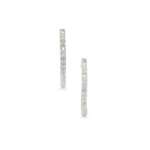 Pendientes de Plata de Ley Chapados en Oro con Flor y Circonita Blanca de 0.27ct, Modernos y Elegantes para Regalo de Boda o Fiesta - Product Image 3