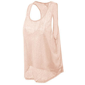 New Arrival Custom <b>ladies</b> Tank <b>Top</b> Plus Size Breathable Comfortable Gym Tank <b>Top</b> for Women with puff printing logo - Product Image 4