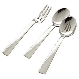 Juego de utensilios de acero inoxidable Chapado en plata para servir comida de boda, utensilios de cocina de alta calidad para el hogar - Product Image 1